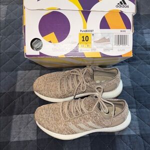 Adidas PureBOOST Men's Beige Sneakers